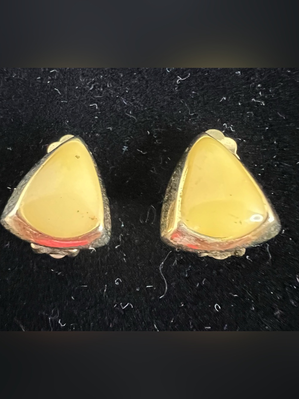 Vintage Teardrop Clip-on Earrings